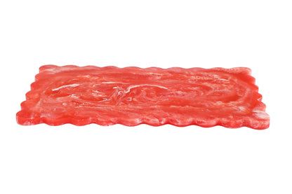 Pink Scallop Resin Cheese Board cheese board Casa Amarosa