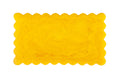 Scallop Rectangular Resin Cheese Board | Mustard cheese board Casa Amarosa