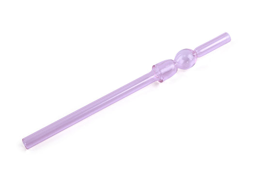 Glass Straw Set | Pink straw Casa Amarosa