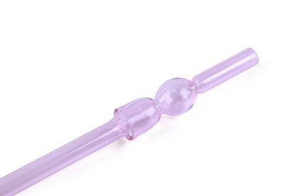 Glass Straw Set | Pink straw Casa Amarosa