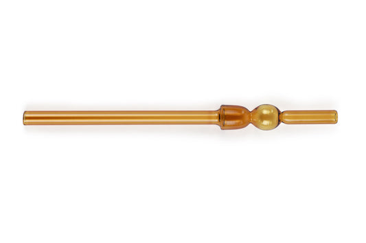 Glass Straw Set | Amber straw Casa Amarosa