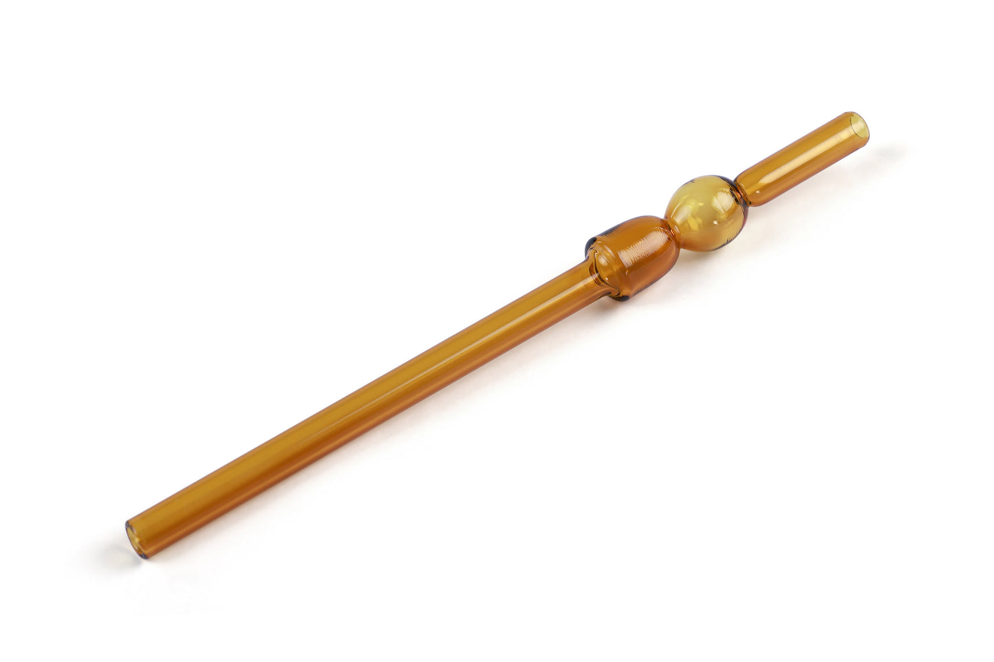 Glass Straw Set | Amber straw Casa Amarosa