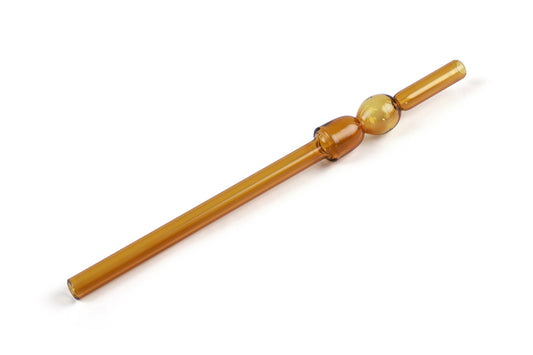 Glass Straw Set | Amber straw Casa Amarosa