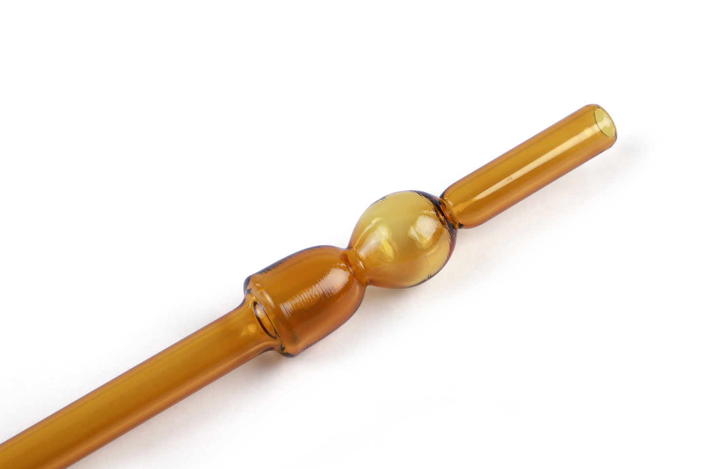 Glass Straw Set | Amber straw Casa Amarosa