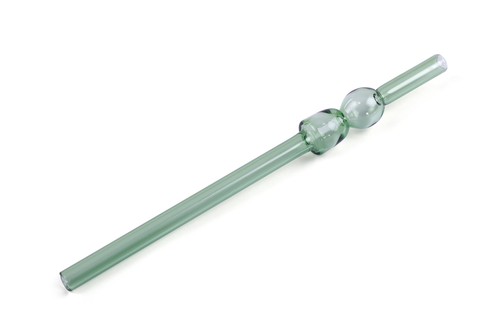 Glass Straw Set | Green straw Casa Amarosa