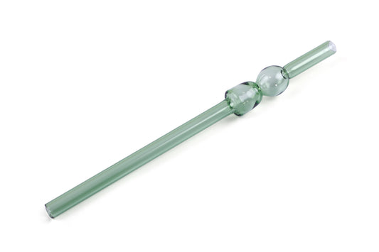 Glass Straw Set | Green straw Casa Amarosa
