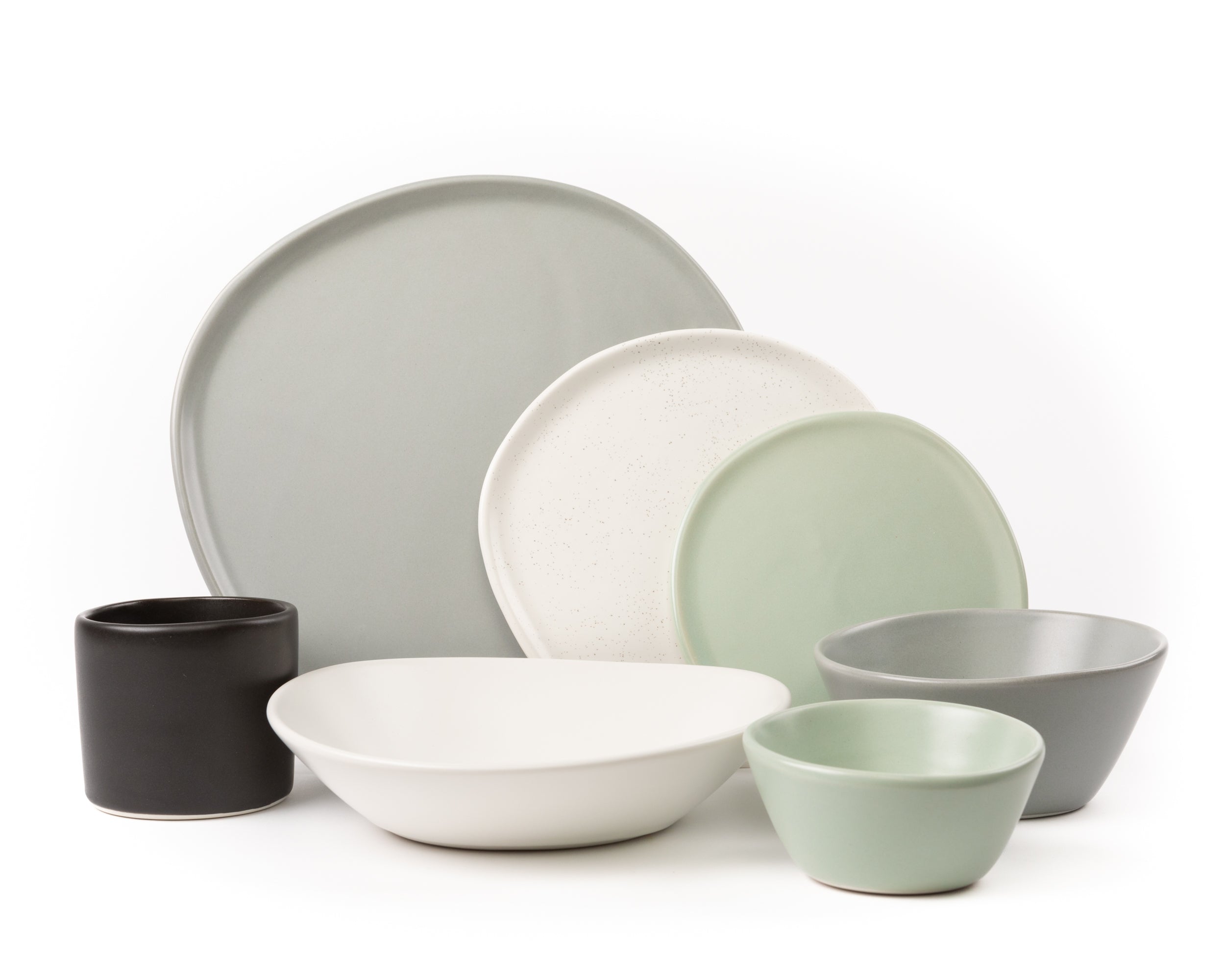 7 Piece Ripple Dinner Setting