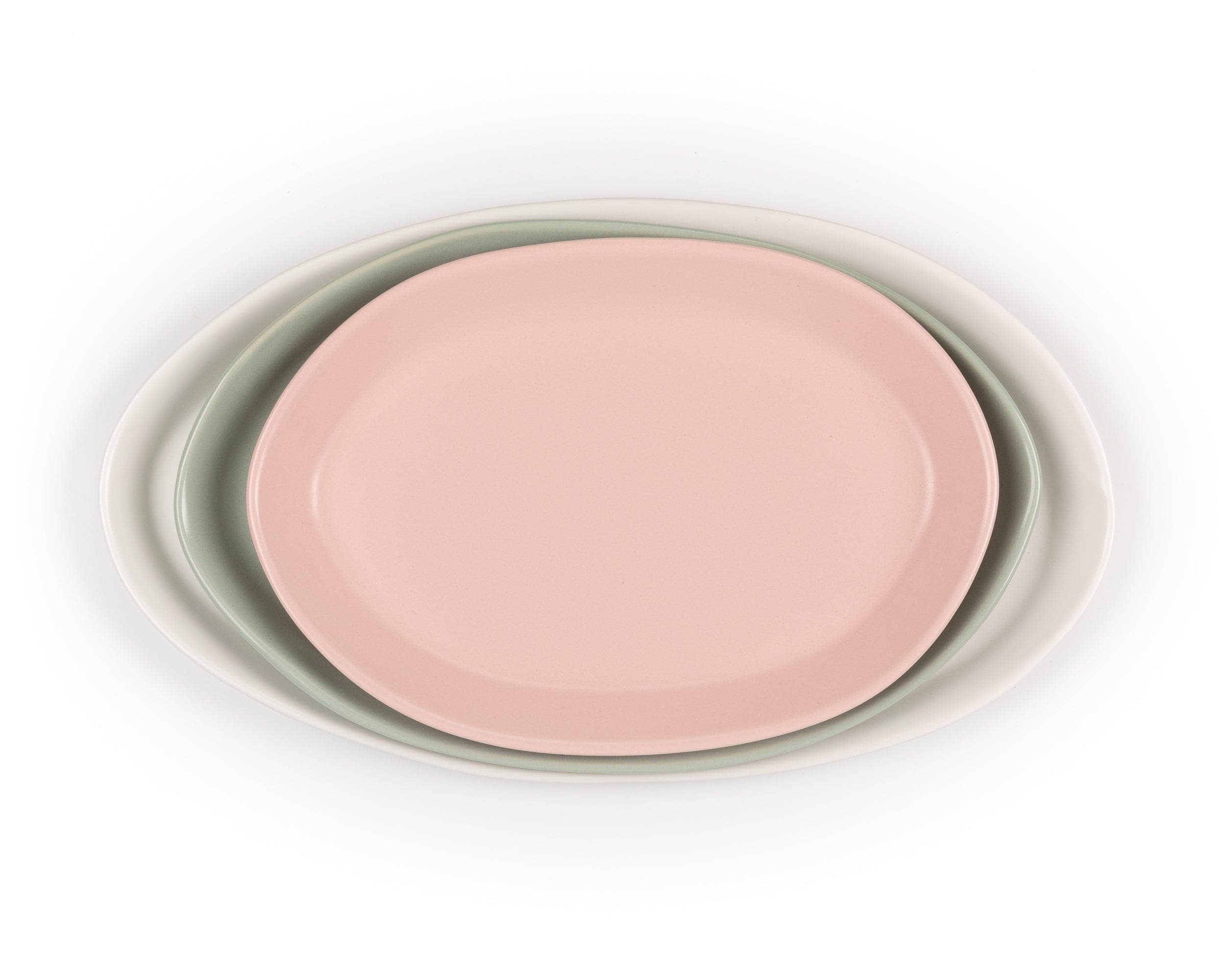 3 Piece Serving Platter Set Set Haand