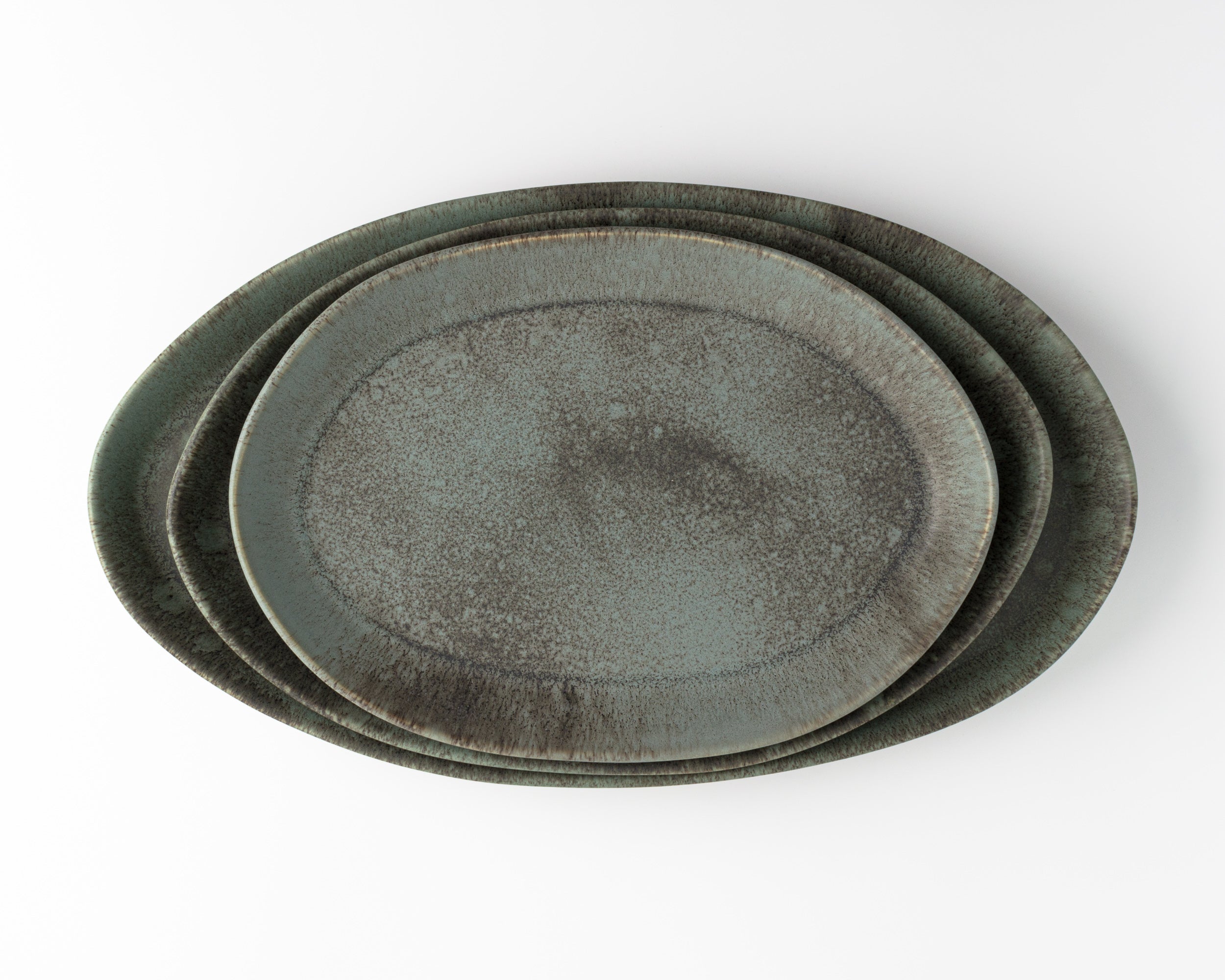 3 Piece Ceramic Serving Platter Set