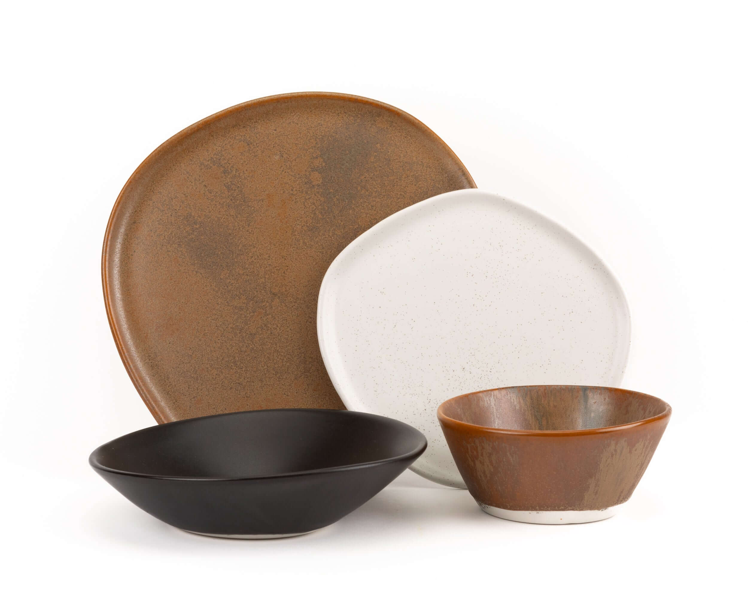 4 Piece Ripple Dinner Setting Set Haand Piedmont