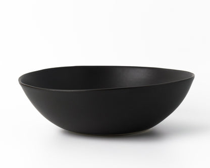 Porcelain Fruit Bowl Bowls Haand Matte Black