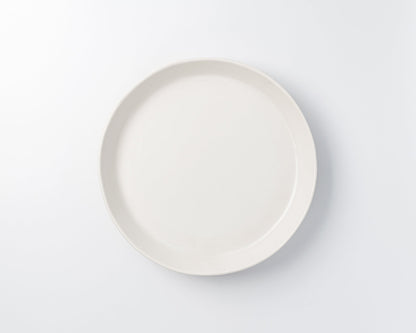 Skali Coupe Dinner Plate Plates Haand Matte White Individual
