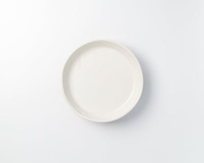 Skali Coupe Salad Plate Plates Haand Matte White Individual