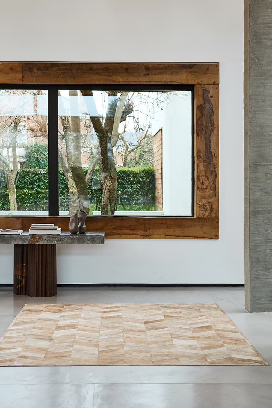 Herringbone Animal Pattern Rug