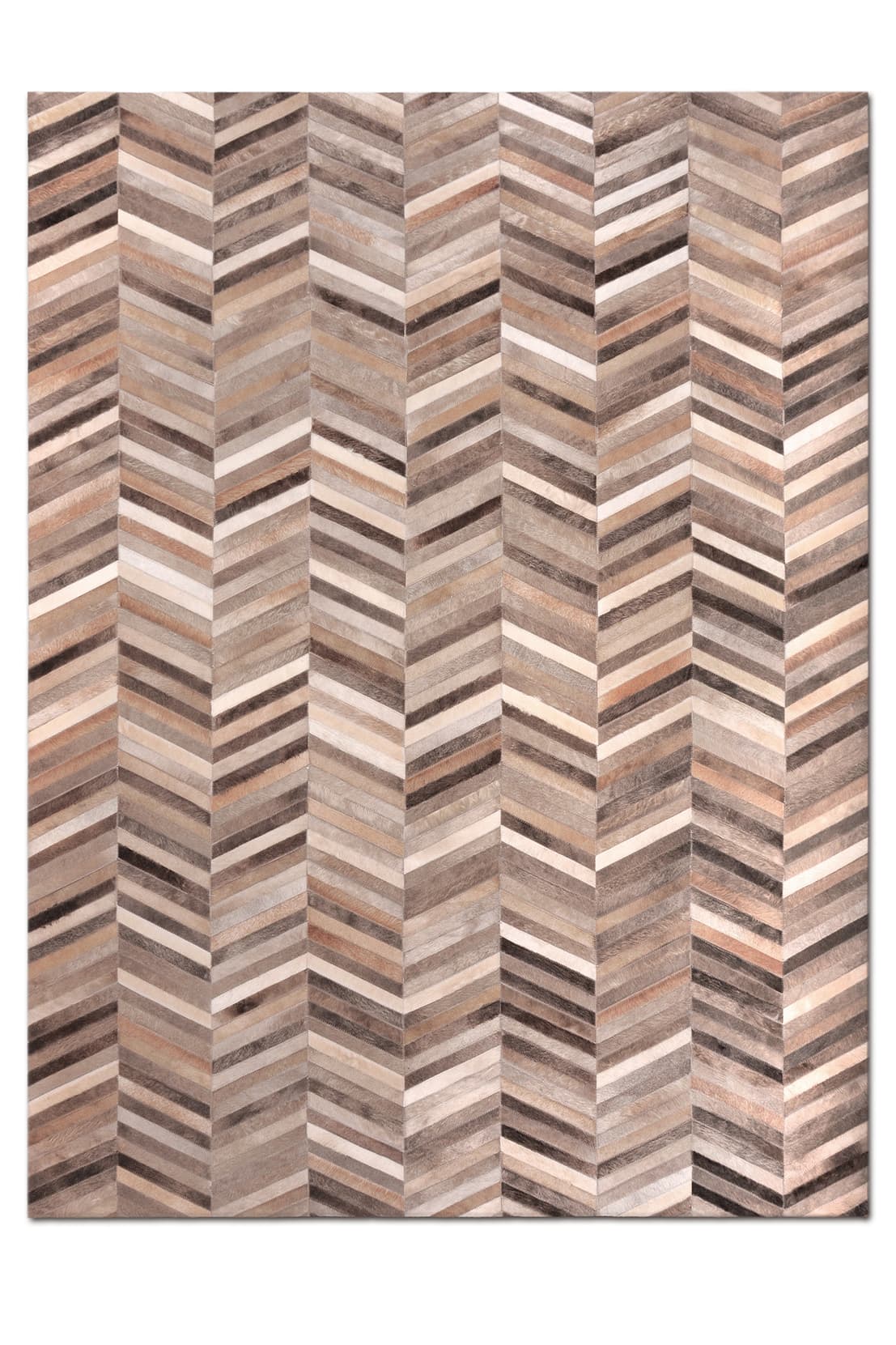Herringbone Long Patchwork Rug