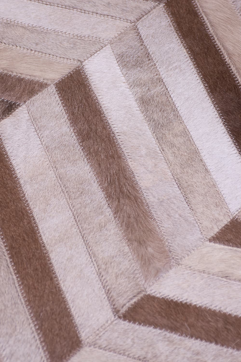 Herringbone Long Patchwork Rug