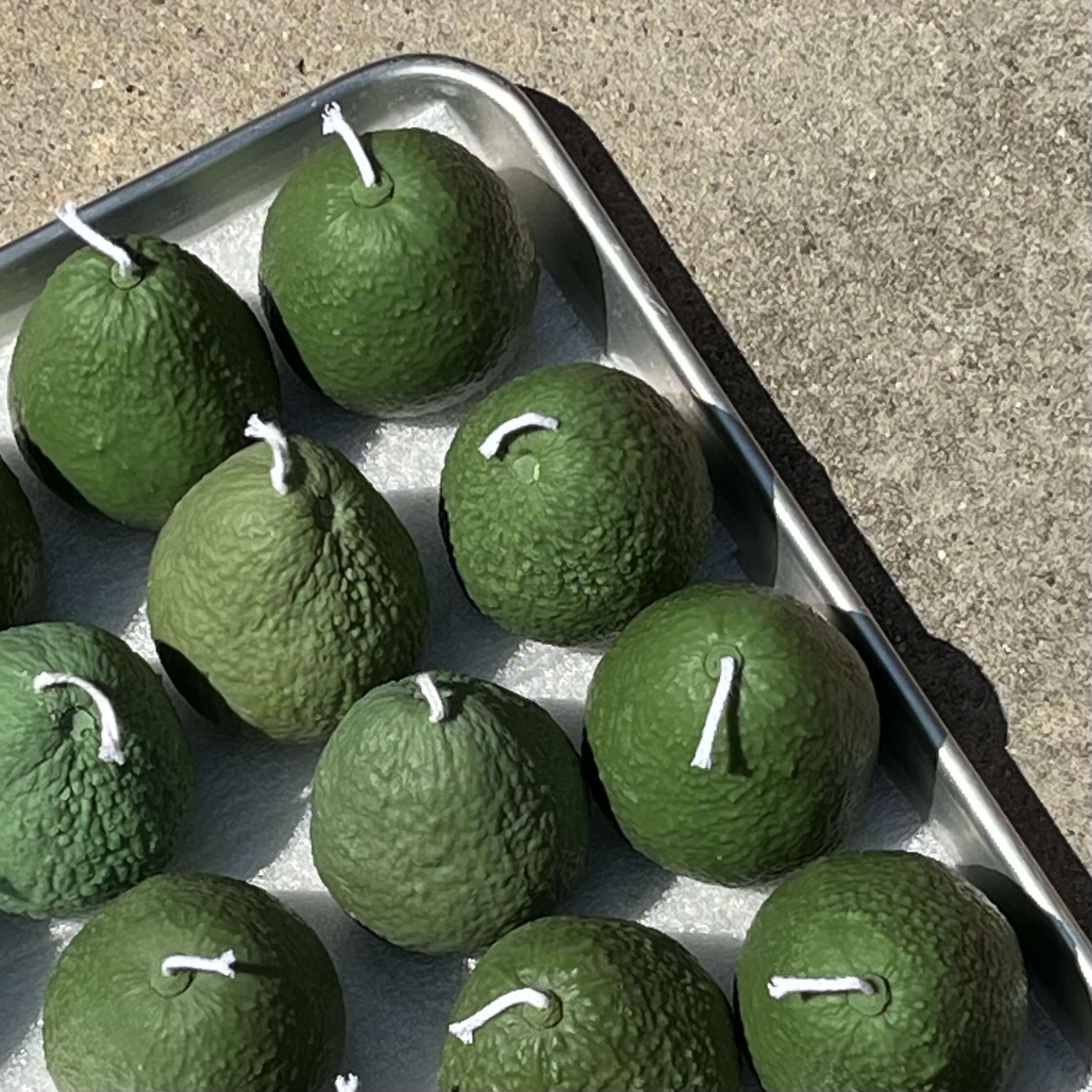 Large Avocado Candle | Soy Wax Farmers Markets Scandles