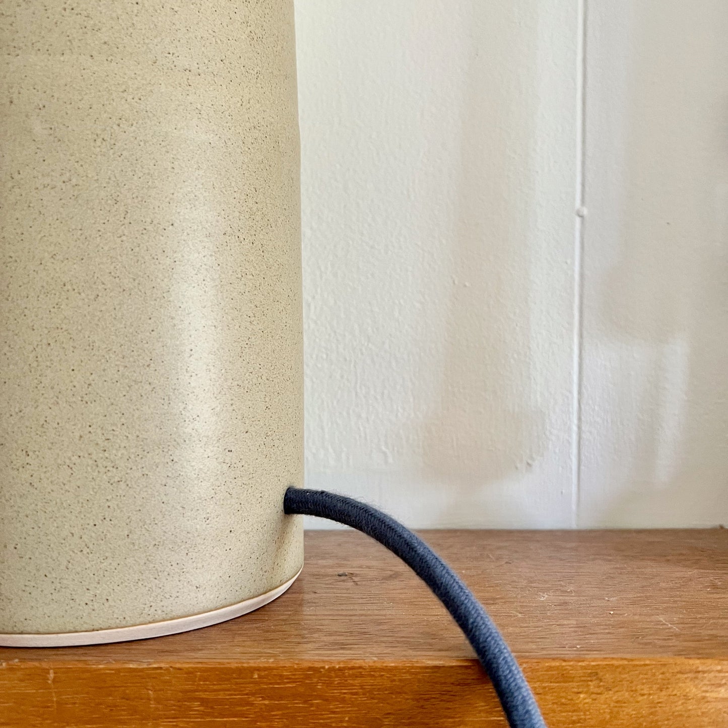 Pillar Lamp in Dune | Handcrafted Ceramic Lamp