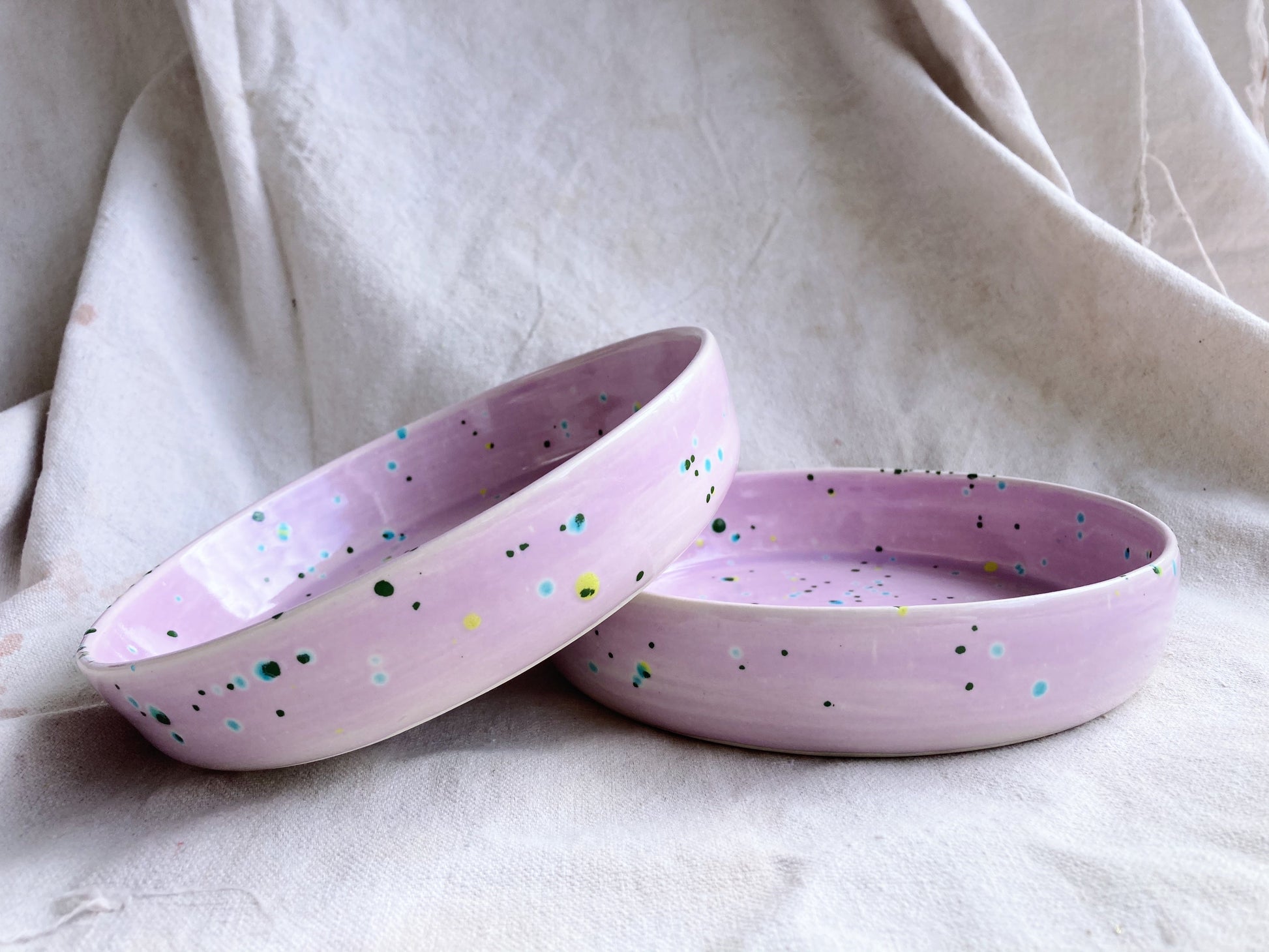 8" Acid Surfer Bowl | Made-to-Order Stoneware Pasta & Salad Bowl Bowls Beau Rush Ceramics