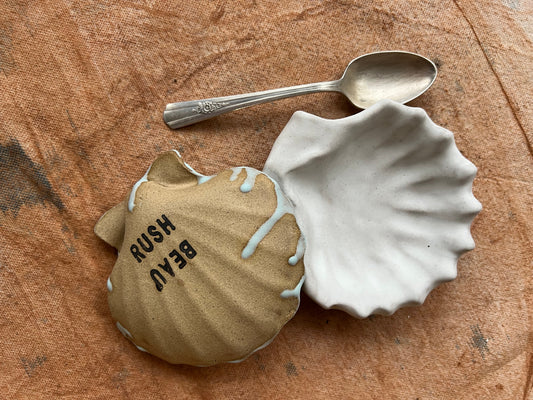 Ariel Shell Side Dish Beau Rush Ceramics