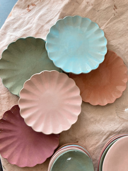 Flower Plate Plates Beau Rush Ceramics