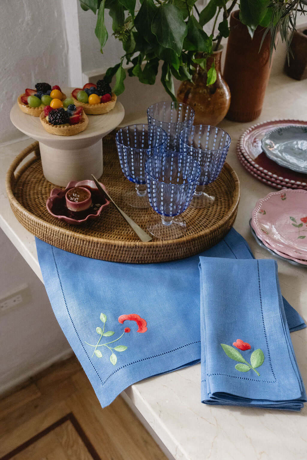Blossom Ocean Napkin | Set of 4