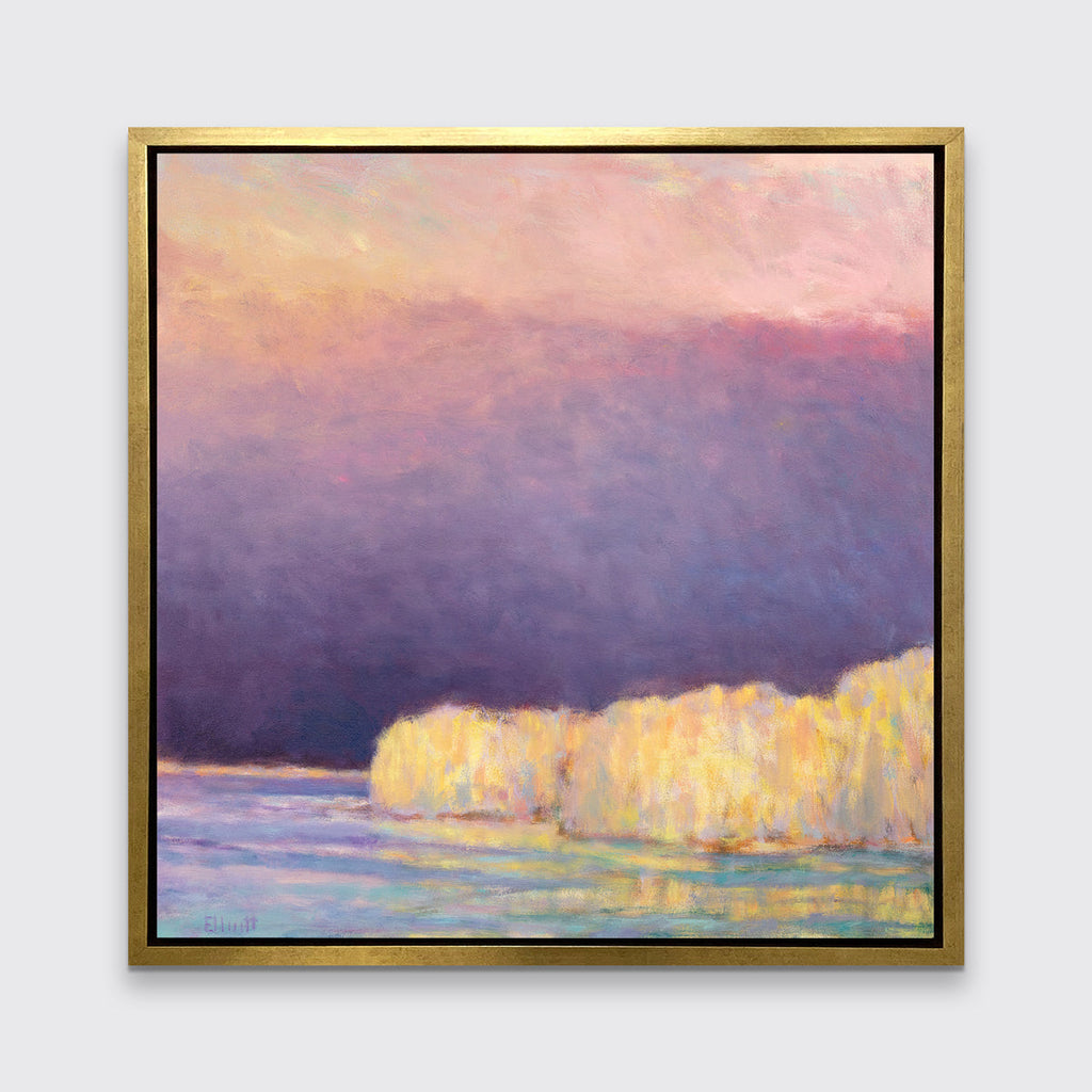 Lake Haze | Yellow | Limited Edition Canvas Print