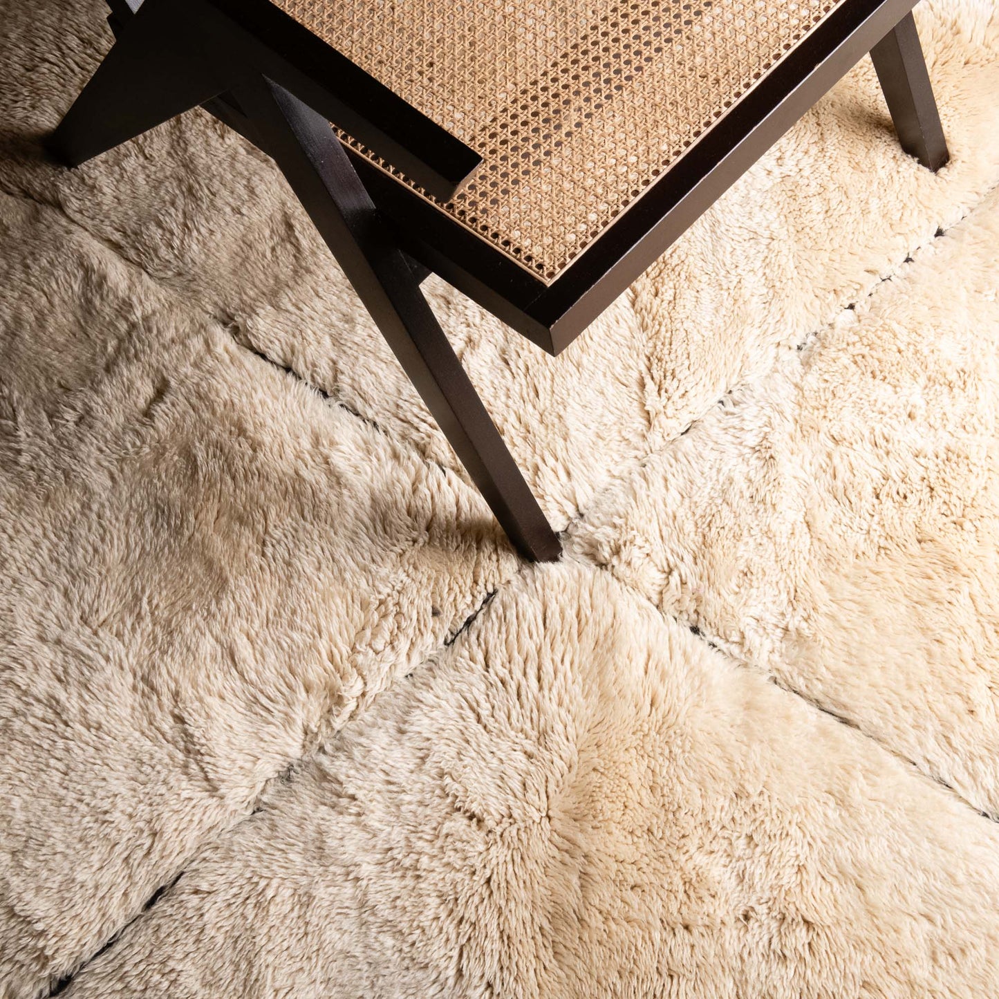 Magic Diamonds - Luxury Shag Moroccan Rug mrirt rug Benisouk