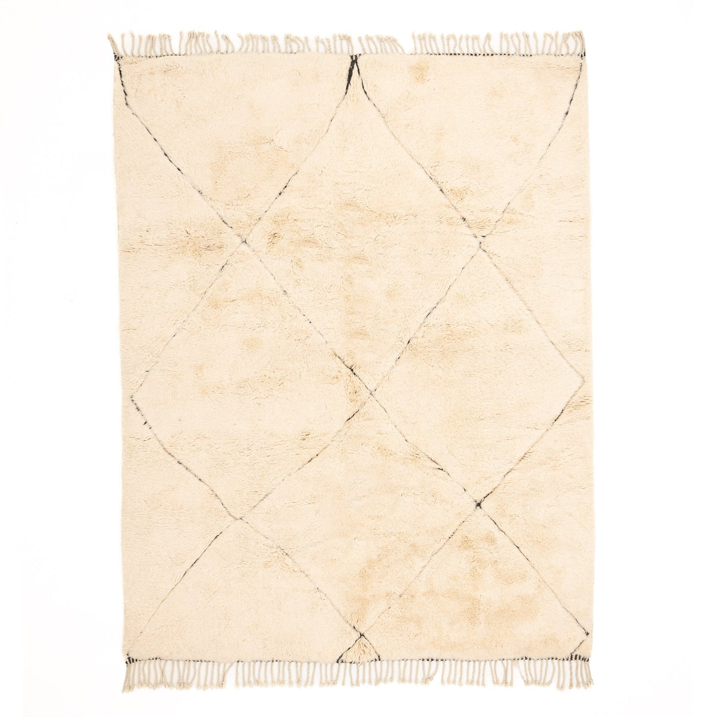 Magic Diamonds - Luxury Shag Moroccan Rug mrirt rug Benisouk