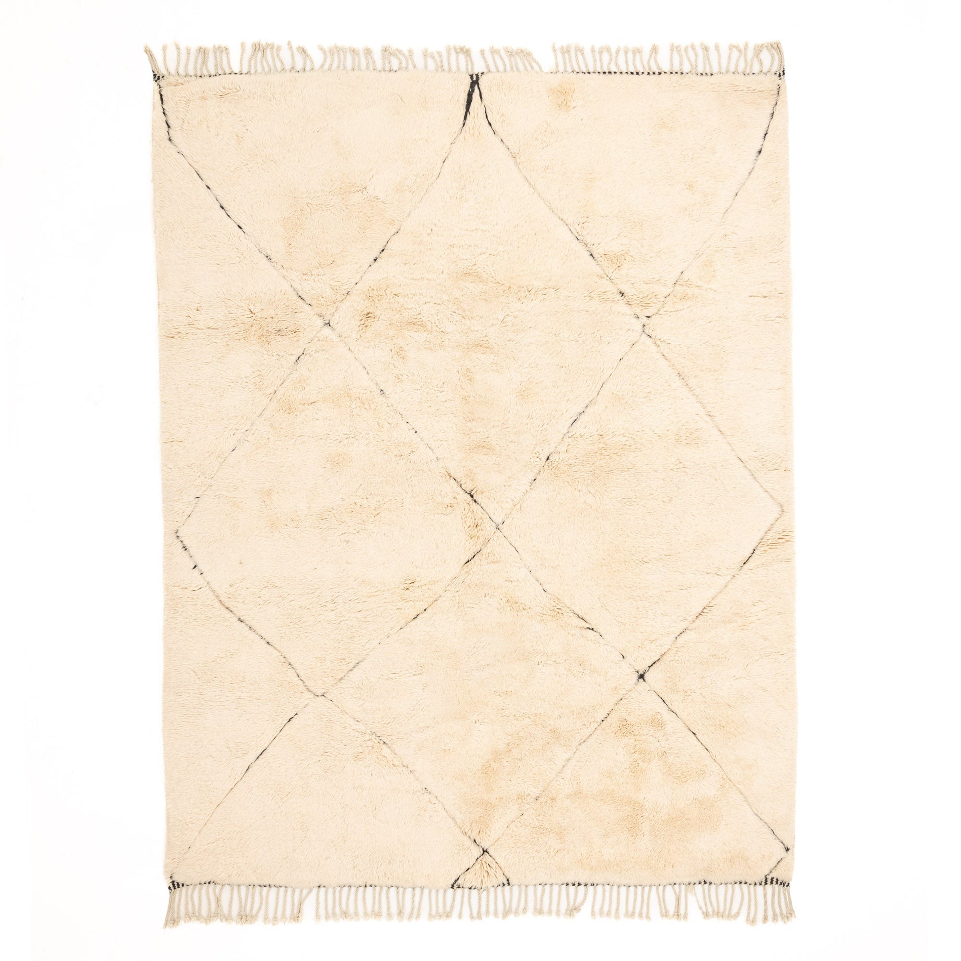 Magic Diamonds - Luxury Shag Moroccan Rug mrirt rug Benisouk