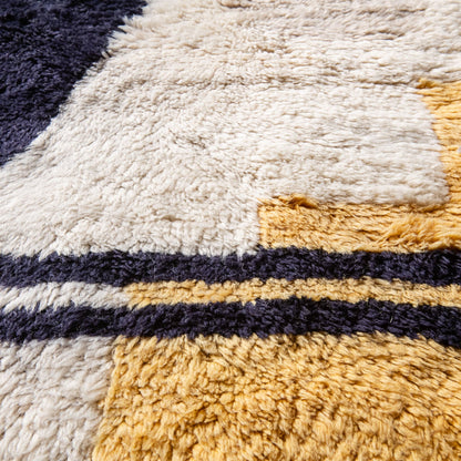 Masnsen - Luxury Shag Moroccan Rug mrirt rug Benisouk