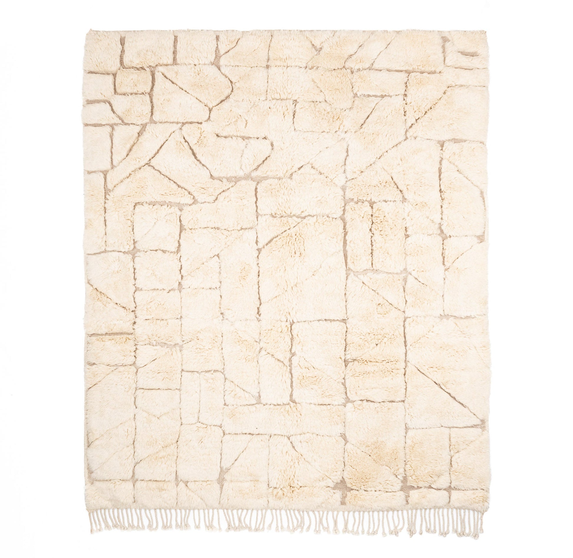 Labyrinthine Dreams - Luxury Shag Moroccan Rug mrirt rug Benisouk