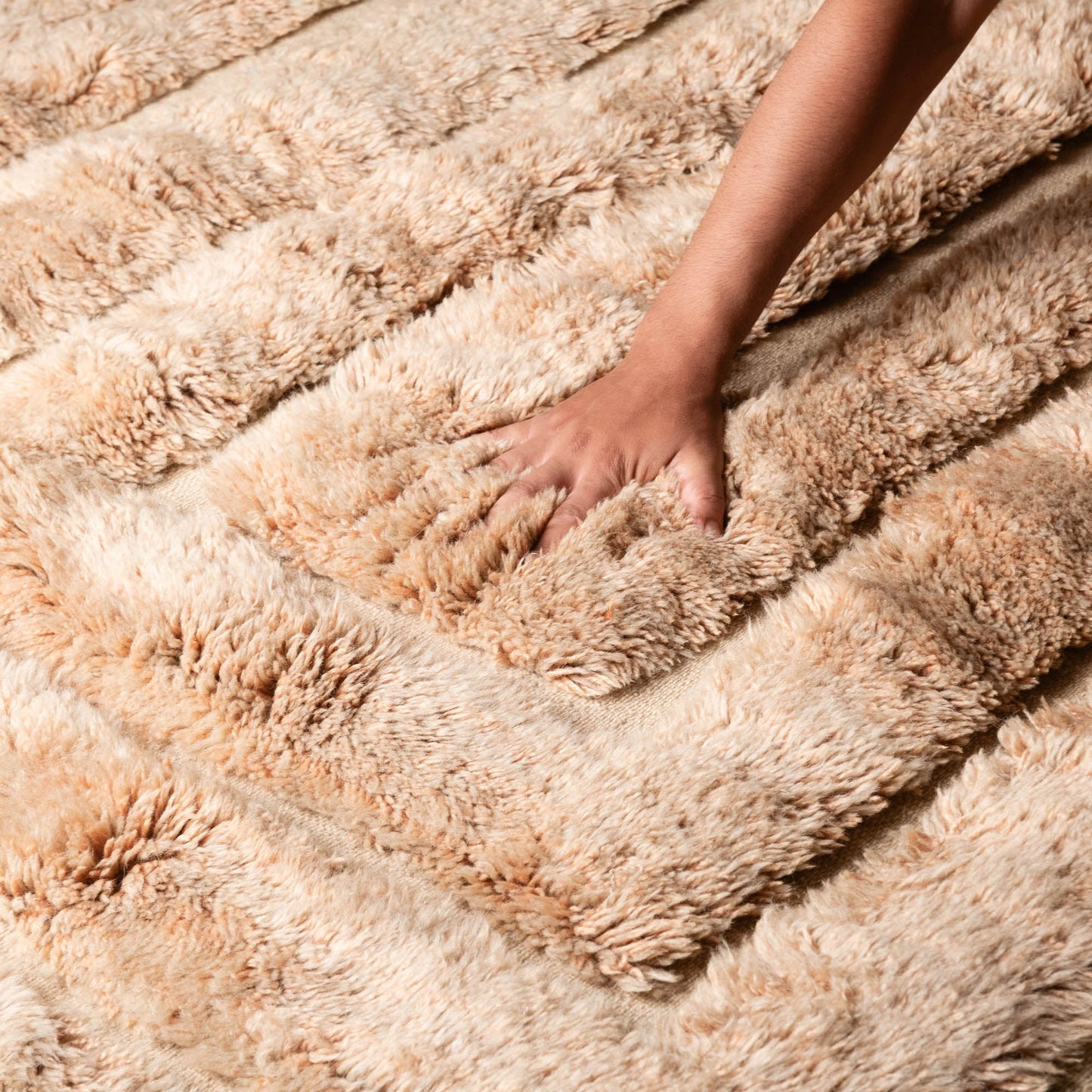 Soft Elegance - Luxury Shag Moroccan Rug mrirt rug Benisouk