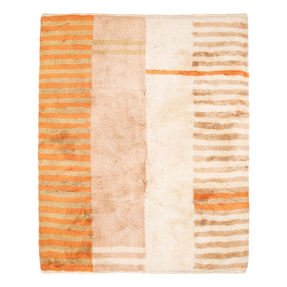 Defragmented Sunset | Luxury Shag Moroccan Rug