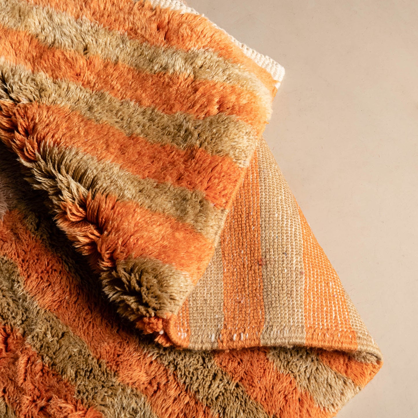 Defragmented Sunset | Luxury Shag Moroccan Rug