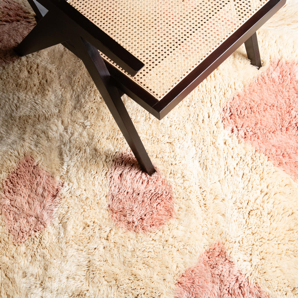Silken Petals - Luxury Shag Moroccan Rug mrirt rug Benisouk
