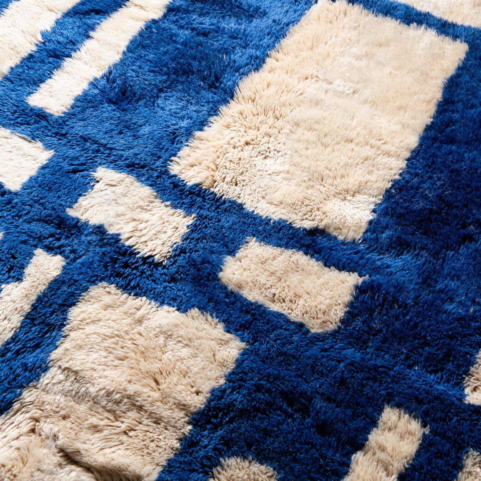 Ocean Tribe | Luxury Shag Moroccan Rug mrirt rug Benisouk