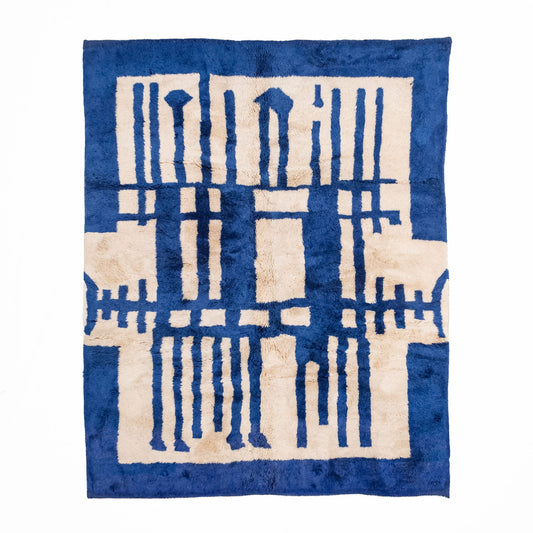 Ocean Tribe | Luxury Shag Moroccan Rug mrirt rug Benisouk