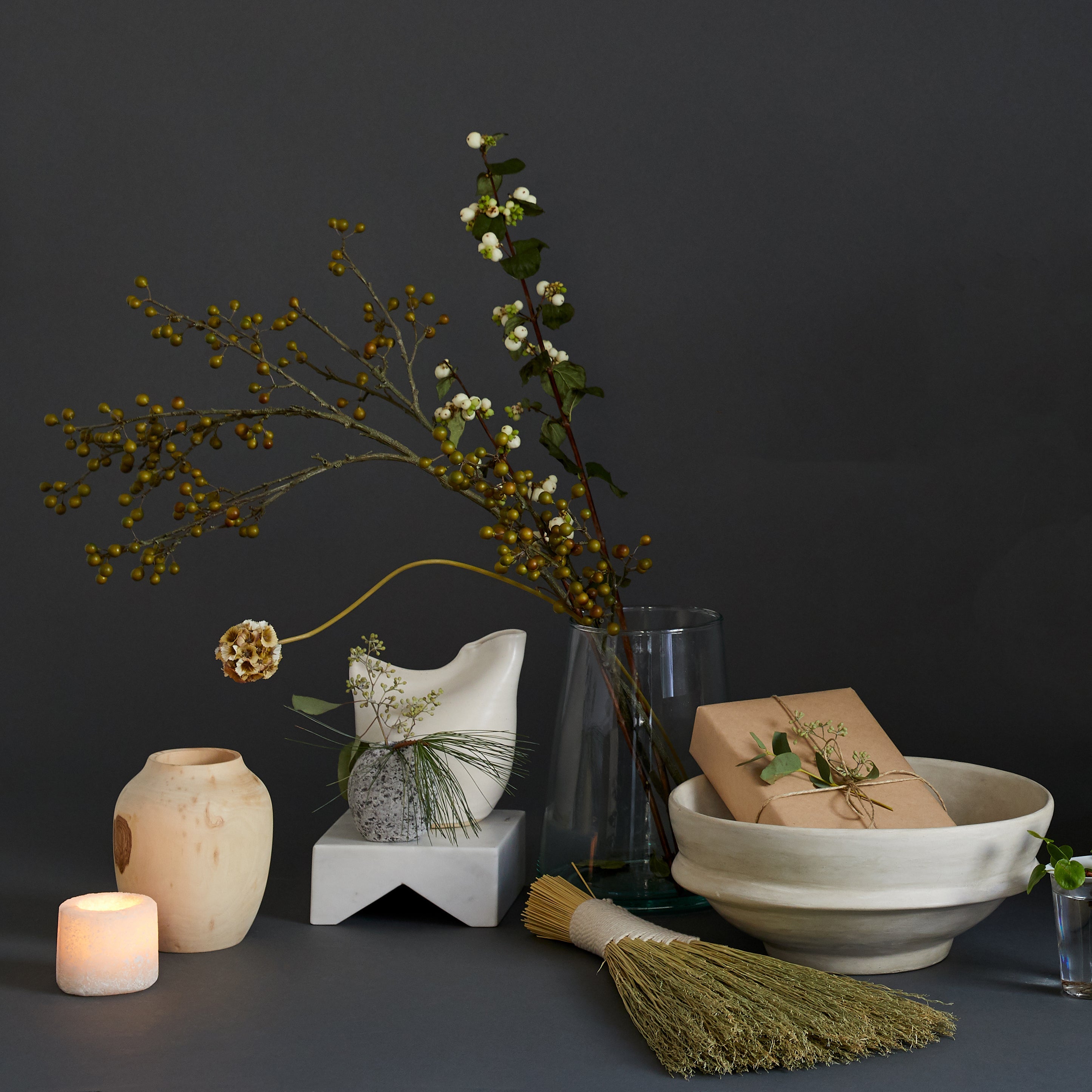 White Bird Vase