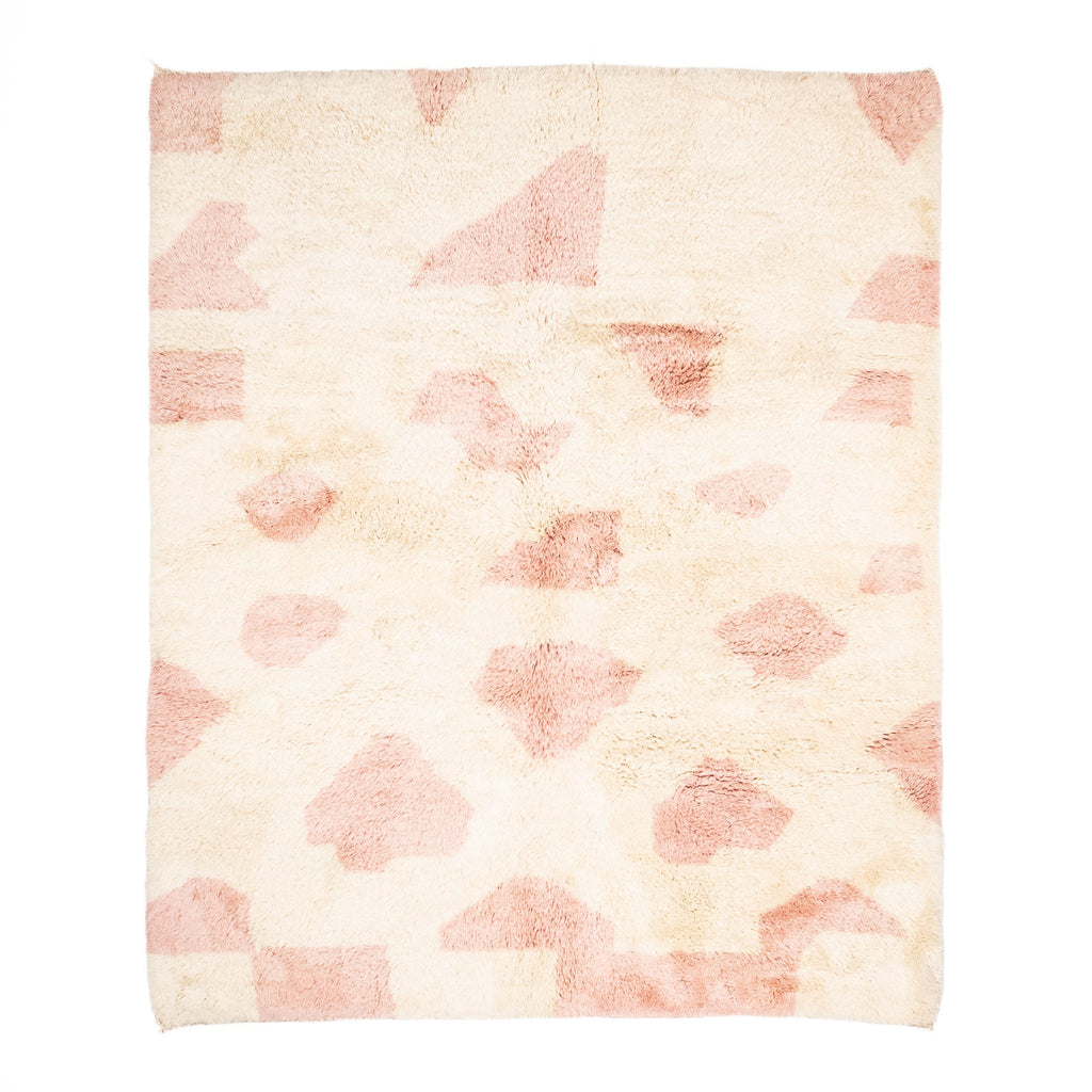 Silken Petals - Luxury Shag Moroccan Rug mrirt rug Benisouk