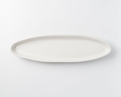 Appetizer Tray Serving Haand Matte White