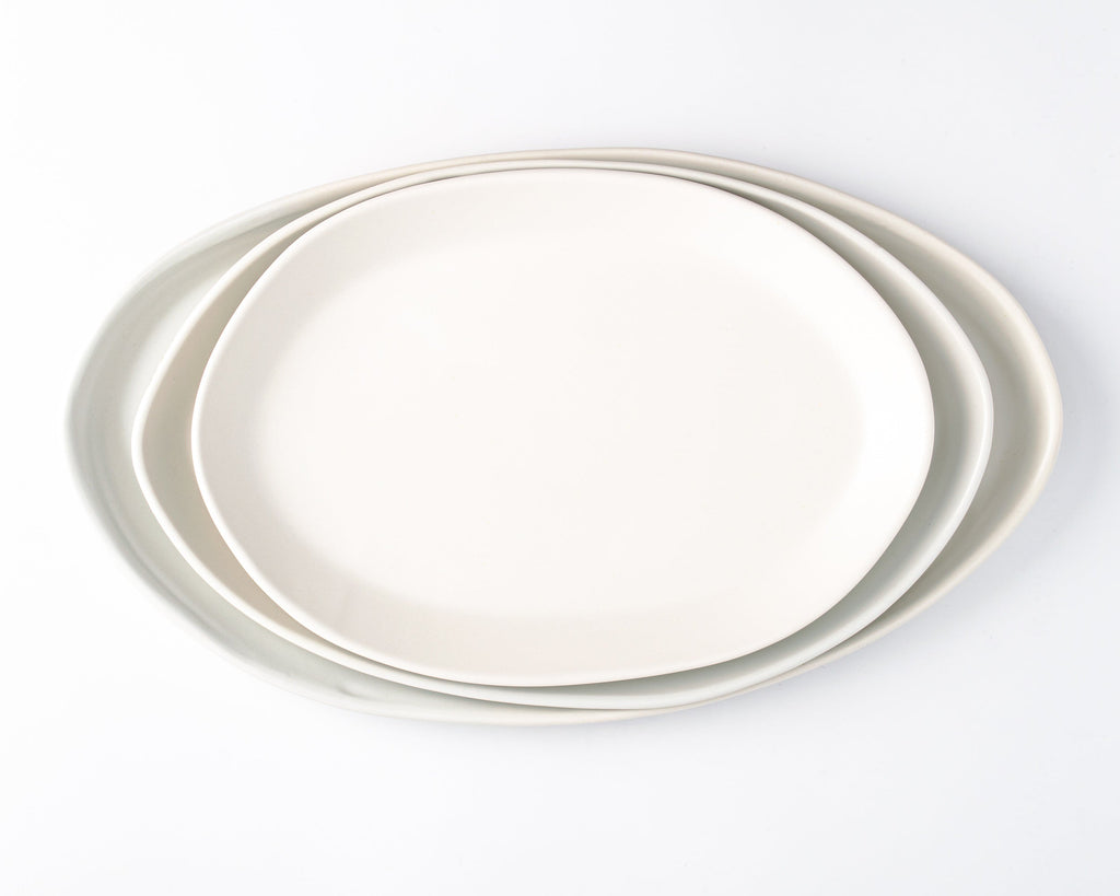3 Piece Ceramic Serving Platter Set