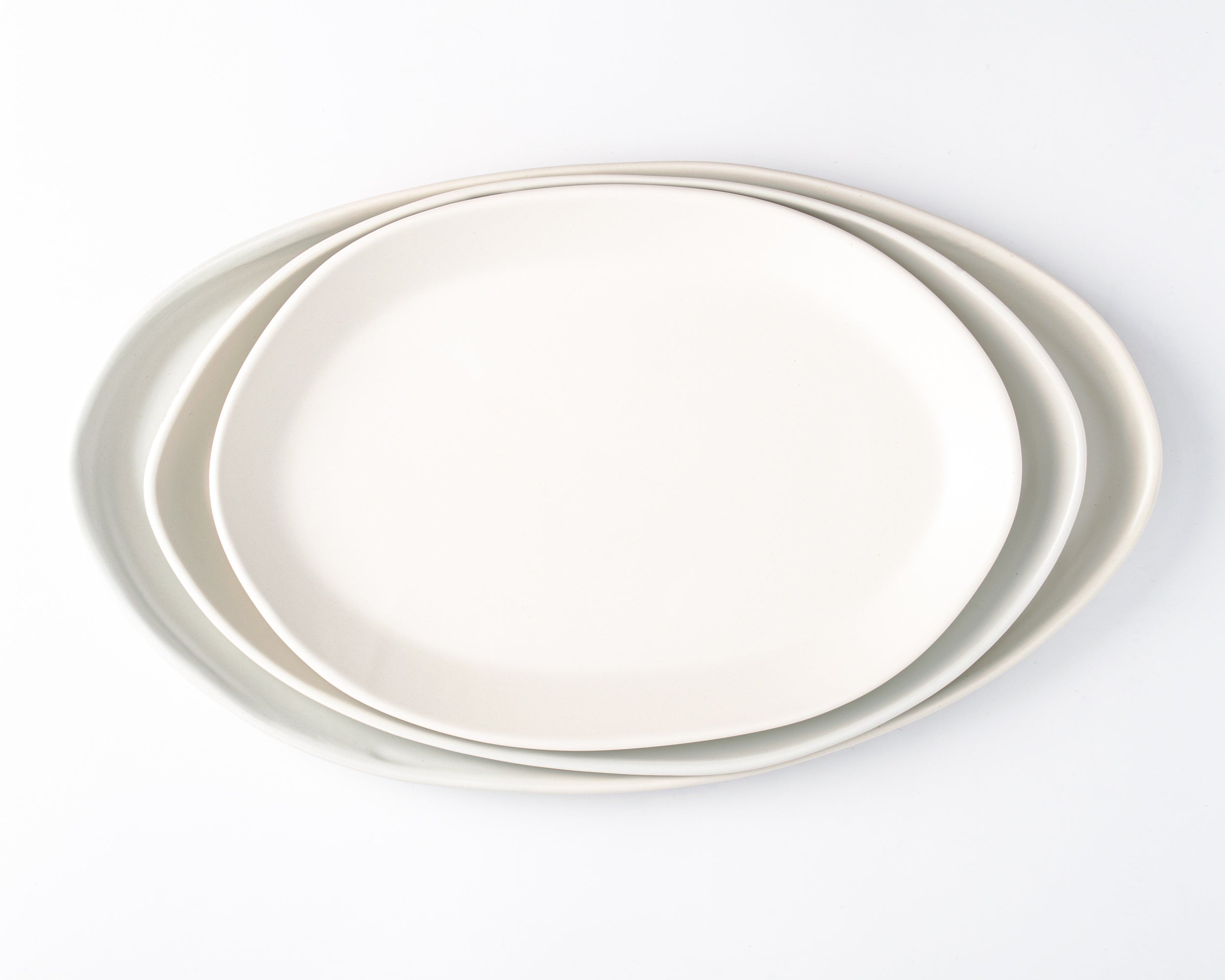 3 Piece Ceramic Serving Platter Set