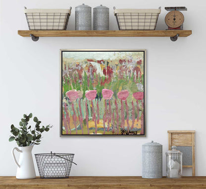 Poppies All Pink | Open Edition Canvas Print Print Sorelle Gallery Fine Art