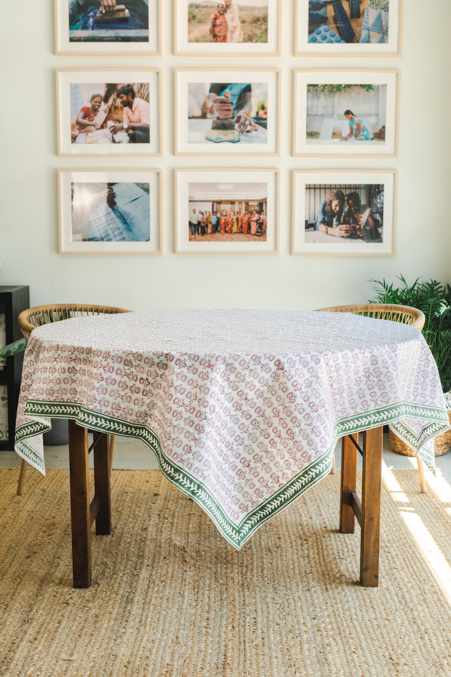 Table Throw | Protea, Sage & Lilac The Mended Company