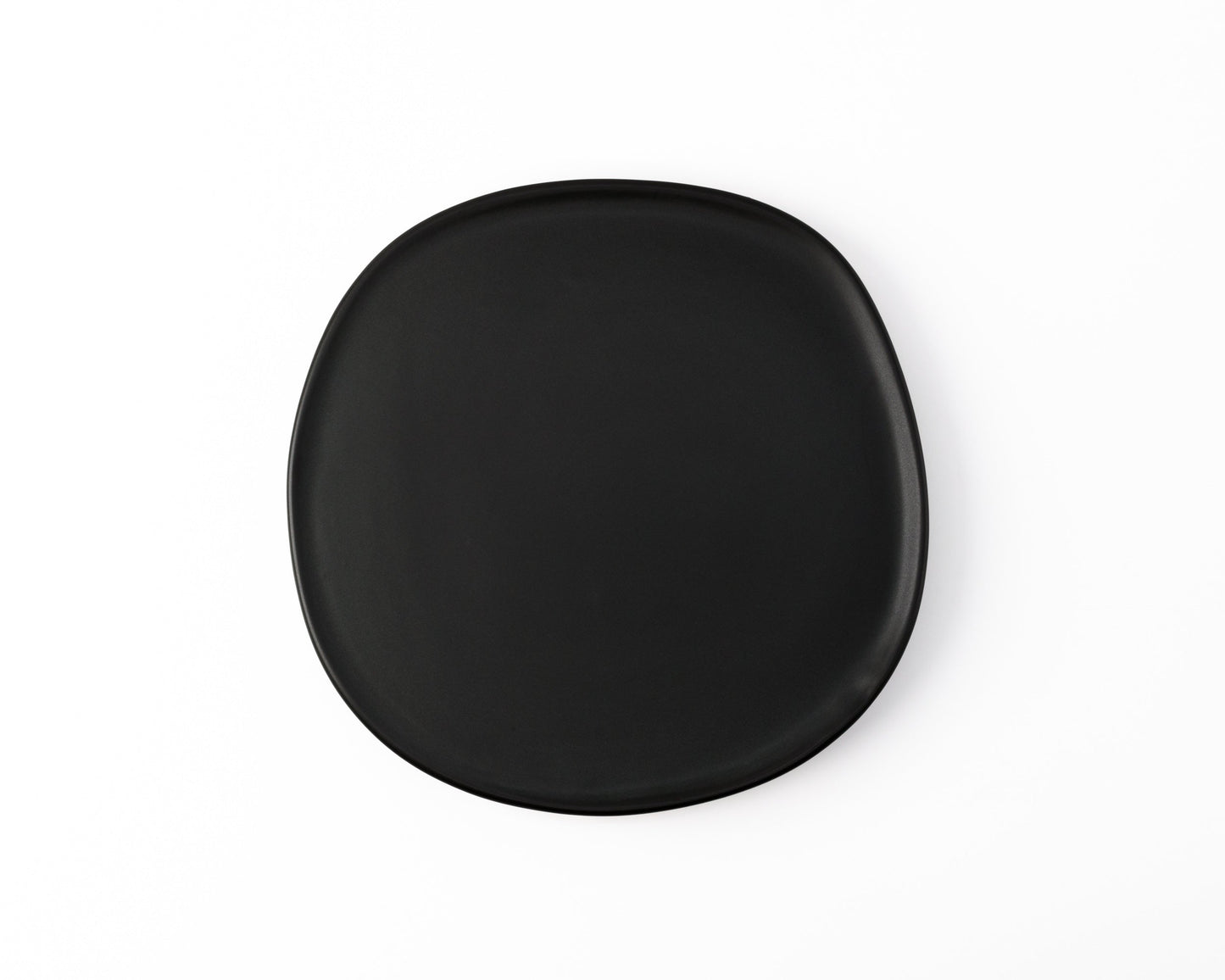 Ripple Dinner Plate Plates Haand Matte Black Individual