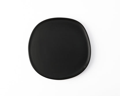 Ripple Dinner Plate Plates Haand Matte Black Individual