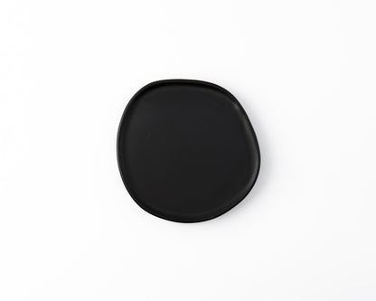 Ripple Salad Plate Plates Haand Matte Black Individual