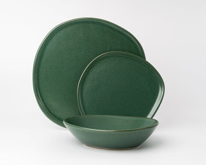 3 Piece Ripple Dinner Setting Set Haand Fern