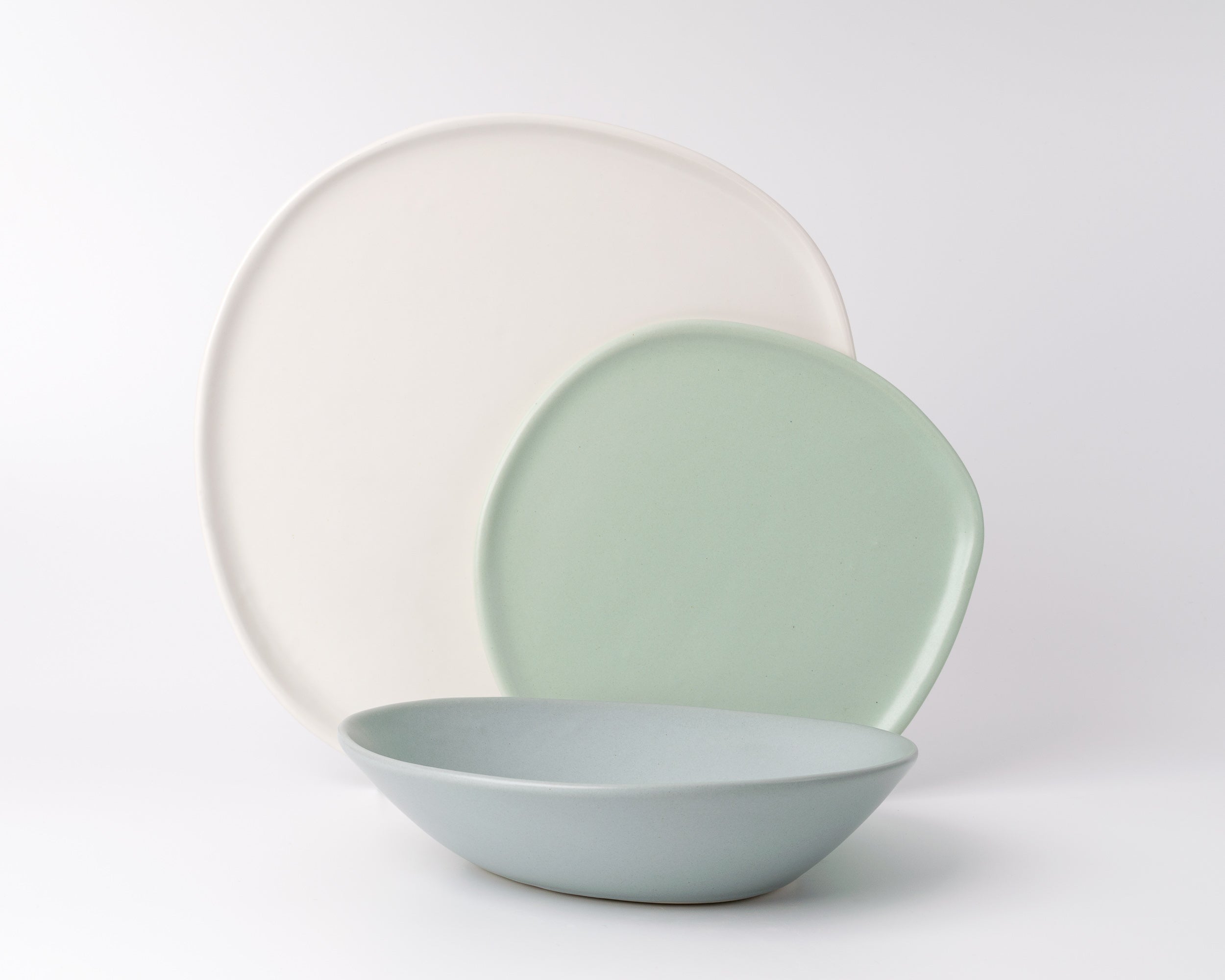 3 Piece Ripple Dinner Setting